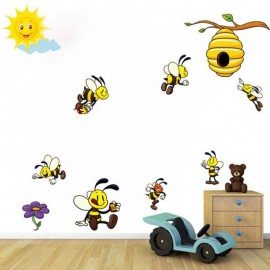 Autocollants Décoration Abeilles pour Chambre Enfants