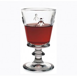 Copa de Vino con Abeja en Relieve | Vidrio Resistente 240 ml