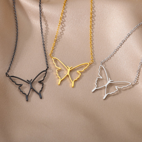 Collier Pendentif Papillon MinimalisteCollier Pendentif Papillon Minimaliste