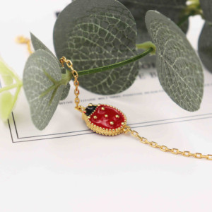 Vue de côté Bracelet  Coccinelle Rosée du Matin