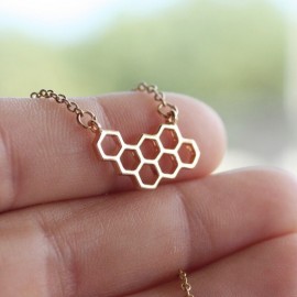 Joli Pendentif Abeille or