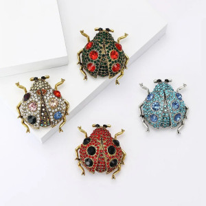 Broche Coccinelle Royale - 4 Couleurs au choix !