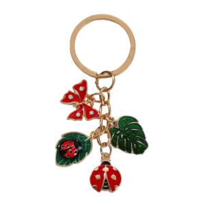 Porte-clés Coccinelle Jardin Enchanté