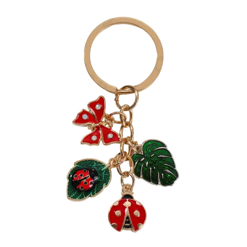 Porte-clés Coccinelle Jardin Enchanté