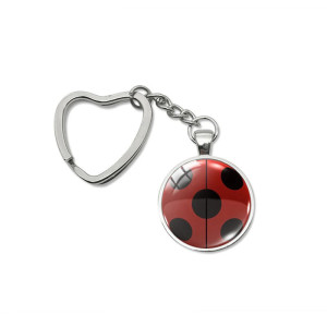 Porte-clés Coccinelle Cœur Charismatique
