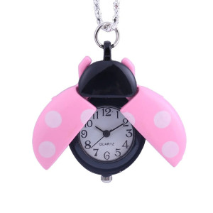 Montre Coccinelle "Chronos Jardinier" Couleur Rose