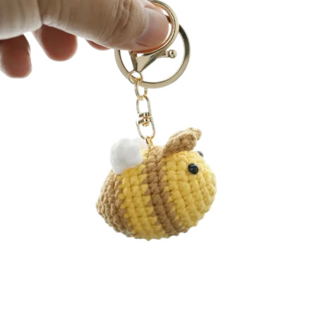 Vue détaillée Porte-clés Abeille Douceur de Miel