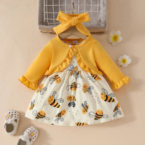 Barbotteuse Bébé Abeille Douceur de Pollen - ensemble 3 pièces