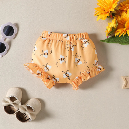 Détails du short de la Barbotteuse Bébé Abeille Douceur de Miel