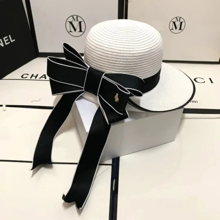 Vue générale Chapeau Abeille Gala des Jardins Couleur Blanc