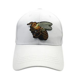 Casquette de baseball écusson abeille Couleur Blanc
