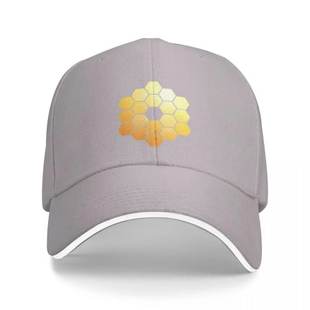 Casquette de Baseball Apiculteur avec Nid d'abeille Couleur Gris
