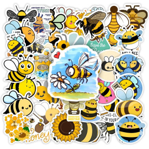 Vue détaillée Lot d'autocollants abeilles - 50 pièces !