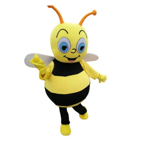 Déguisement costume de mascotte abeille rigolotte