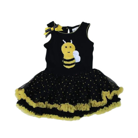 Robe Abeille avec tutu pour bébé fille
