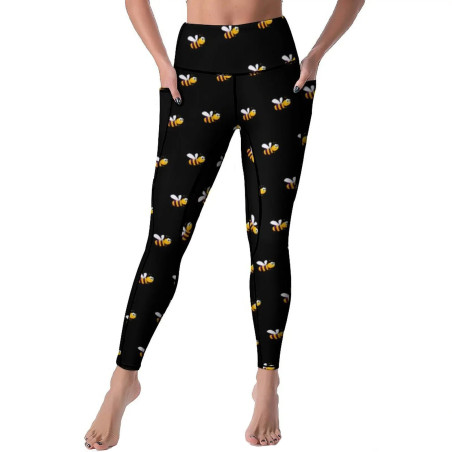 Legging Abeja "Danza Abejas Negras" – Comodidad & Estilo