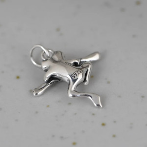 Colgante Rana de Plata 925 | Joya Original Hecha a Mano