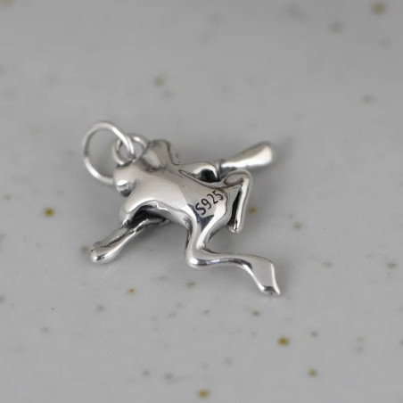 Colgante Rana de Plata 925 | Joya Original Hecha a Mano