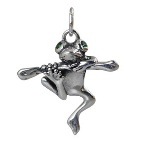 Colgante Rana de Plata 925 | Joya Original Hecha a Mano