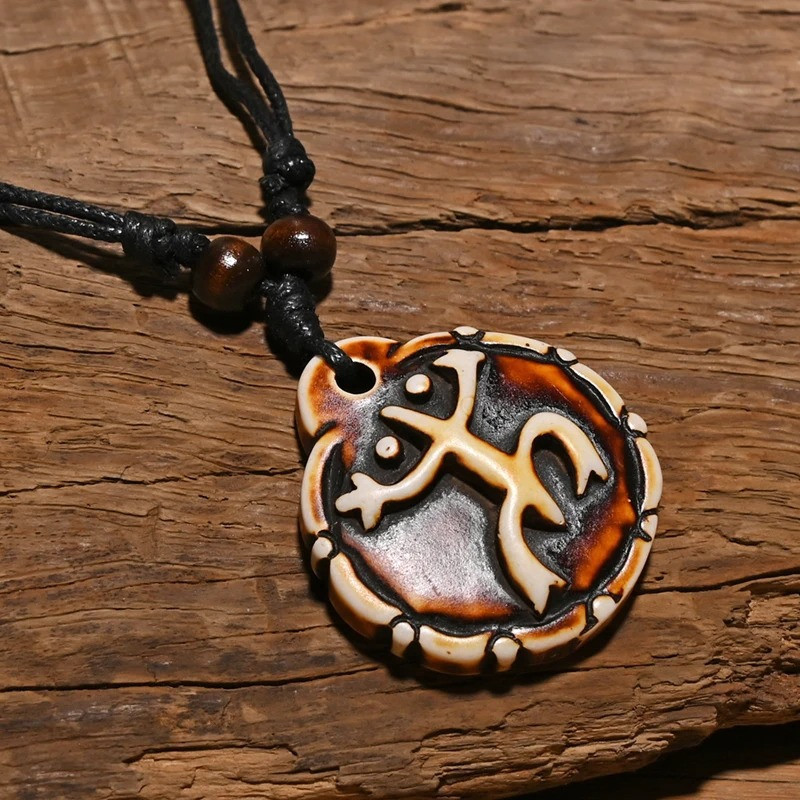 Collier Grenouille Mystique Tribal - modèle 1