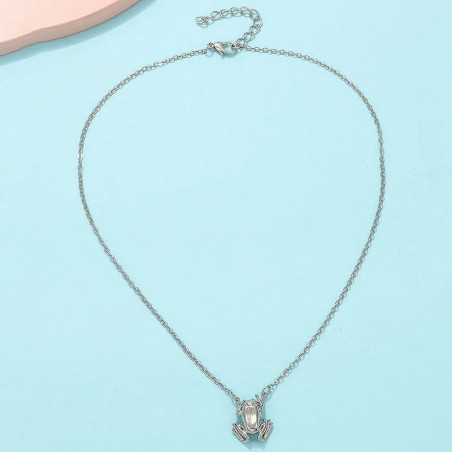 Collar Rana Minimalista | Joya Original en Oro o Plata