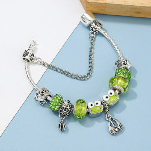 Pulsera Rana Encanto Esmeralda | Joya Original Naturaleza