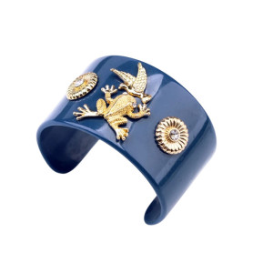 Pulsera Rana Dorada Tropical | Joyería Original y Divertida