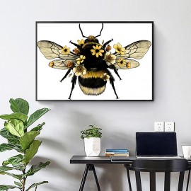 Peinture diamant grande abeille à faire soi-même