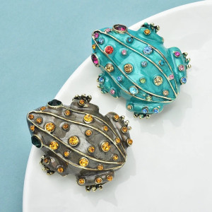 Broche Grenouille Vintage - 2 couleurs au choix