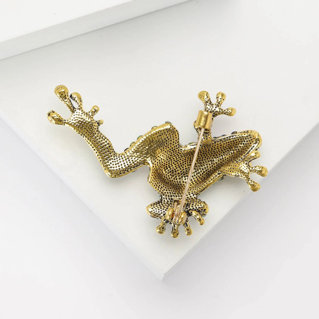 Broche Rana Esplendor Real | Joyas Únicas y Coloridas