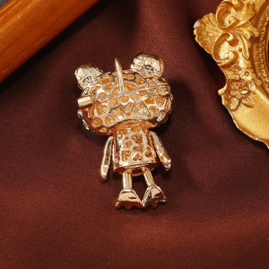 Broche Rana Brillo Real - Elegancia Real en Dos Modelos