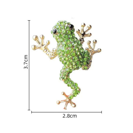 dimensions Broche Grenouille Princesse des Marais