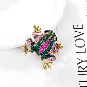 Broche Grenouille Regalia Florale