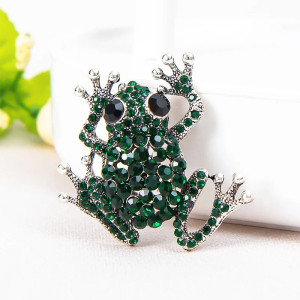 Broche Rana de Cristal | Joya Original para Mujer | Regalo