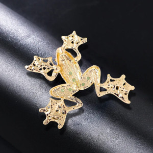 vue arrière de la Broche Grenouille Éclat Majestueux