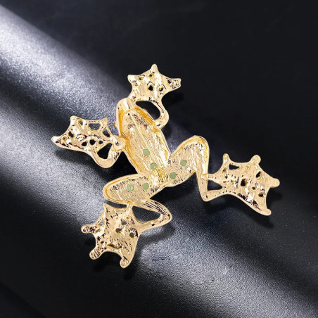 vue arrière de la Broche Grenouille Éclat Majestueux