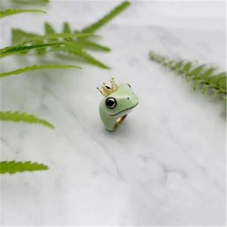 Anillo Rana Princesa Lily | Joya de Fantasía Original