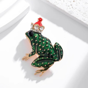 Broche Grenouille Règne de l'Émeraude