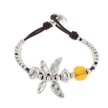 Pulsera Libélula con Piedra de Color | Joya Única y Original