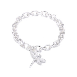 Pulsera Libélula de Plata de Ley 925 - Brillo Atemporal