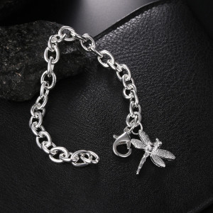 Bracelet Libellule Argent Éclat Intemporel en Argent Sterling 925