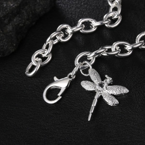 détails du Bracelet Libellule Argent Éclat Intemporel