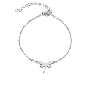 Pulsera Libélula Elegancia Minimalista - Oro y Plata