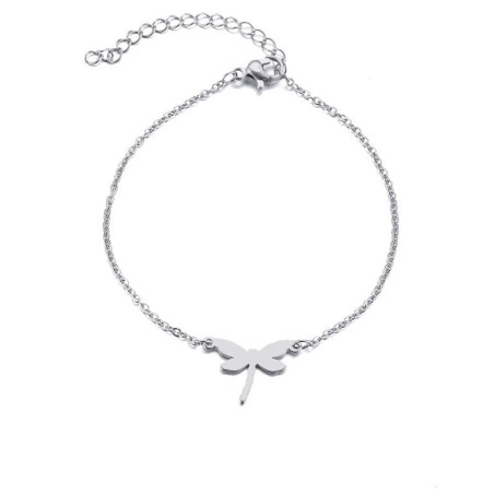 Pulsera Libélula Elegancia Minimalista - Oro y Plata