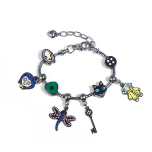 vue complète du Bracelet Libellule avec Charms Libellule Fantaisie