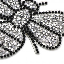 Patch écusson abeille en strass