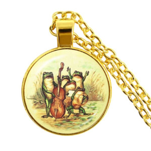 Collar Rana 'Sinfonía de Ranas' - Joya Naturaleza y Música