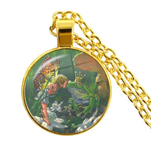 Collar Rana "Beso Encantado" – Joya Mágica y Original