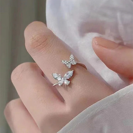 Bague Papillon Éclat d'Élégance