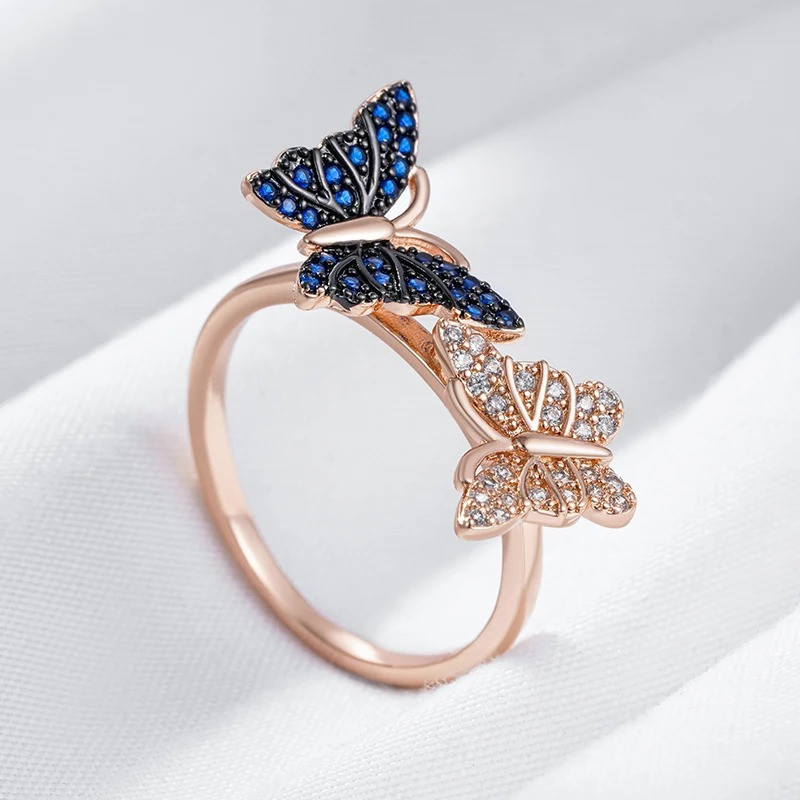 Bague Papillon Duo d'Éclat en 2 couleurs